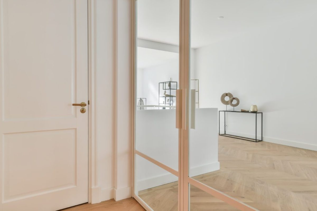 Bright interior design of a luxury house