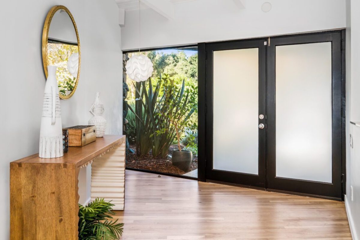 an interior shot of a Modern home in Malibu